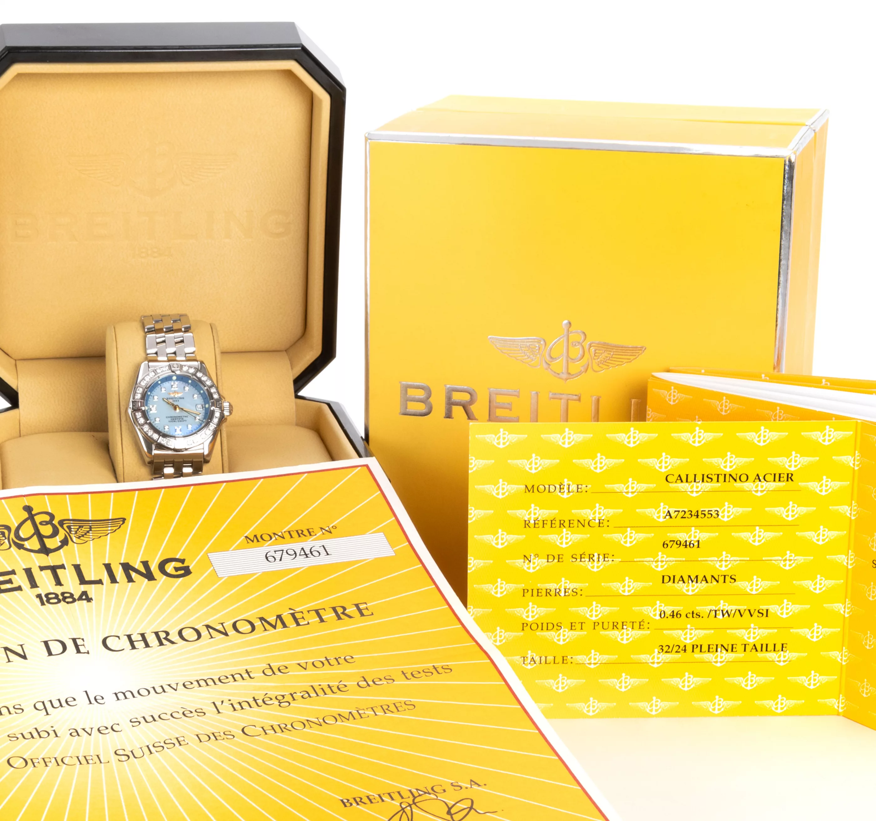 Breitling Callistino A72345-605D 29mm Stainless steel Mother-of-pearl 2