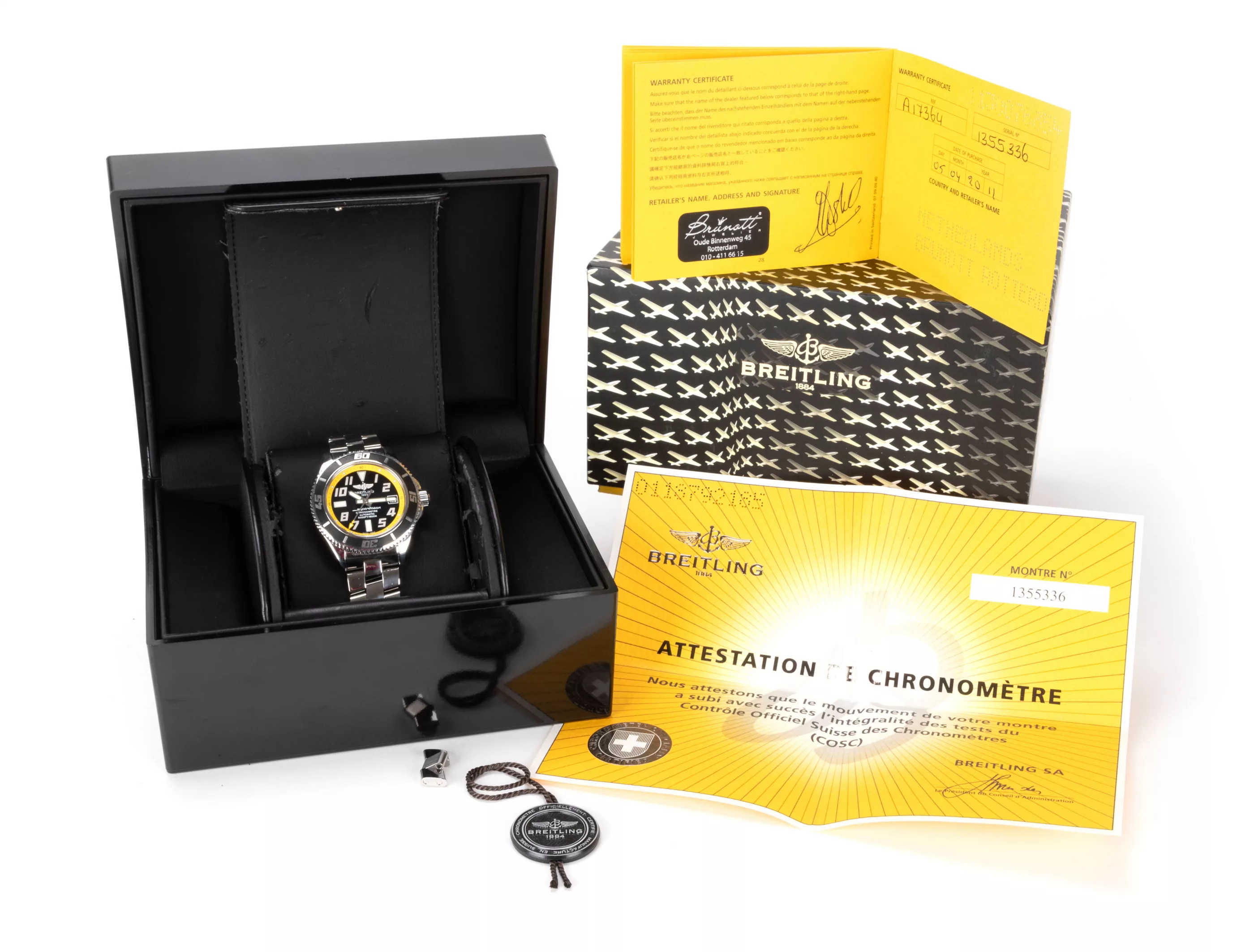 Breitling Superocean 42 A17364 42mm Stainless steel Black 5