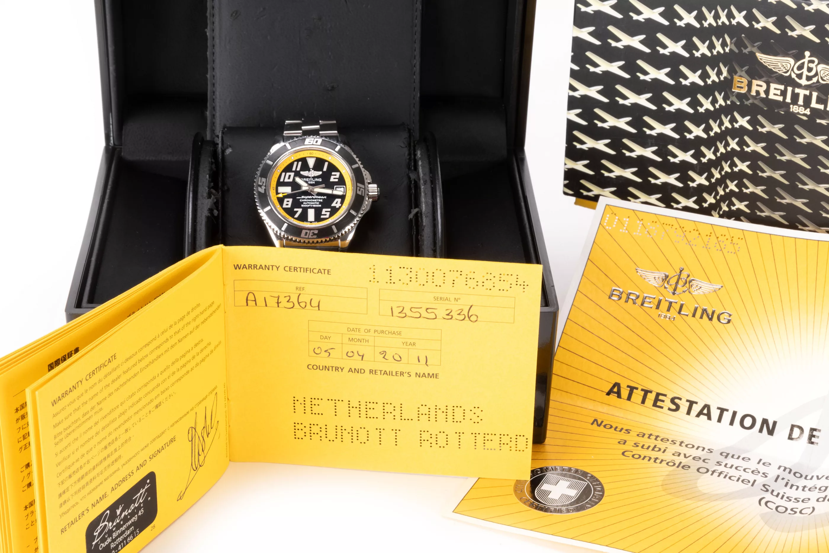 Breitling Superocean 42 A17364 42mm Stainless steel Black 6