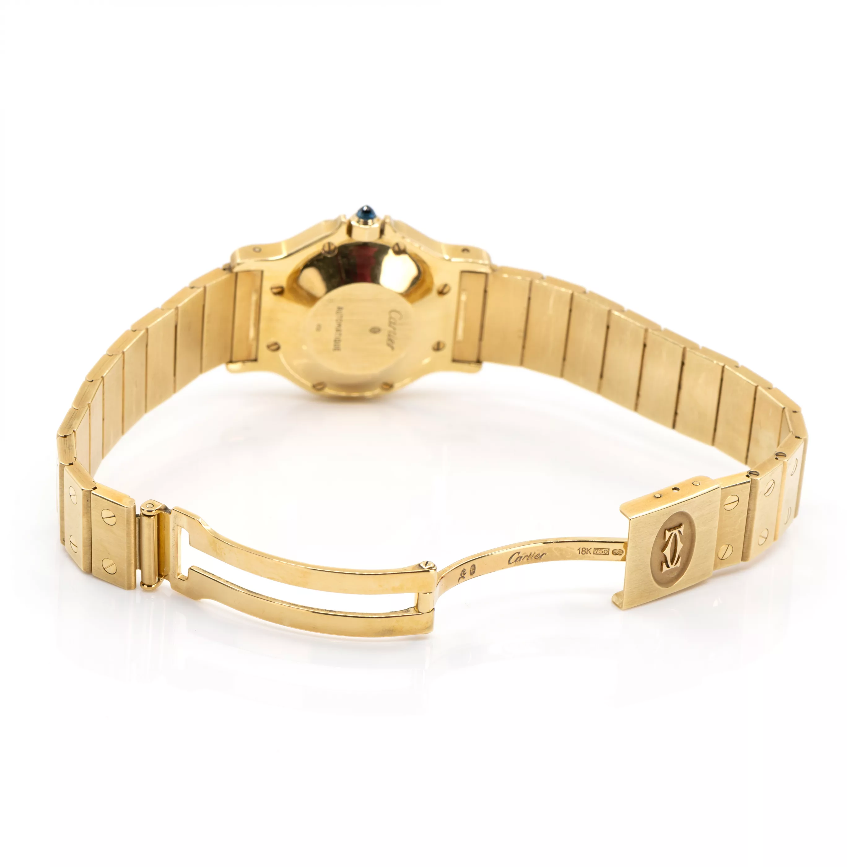 Cartier Santos Ronde 30mm Yellow gold White 3