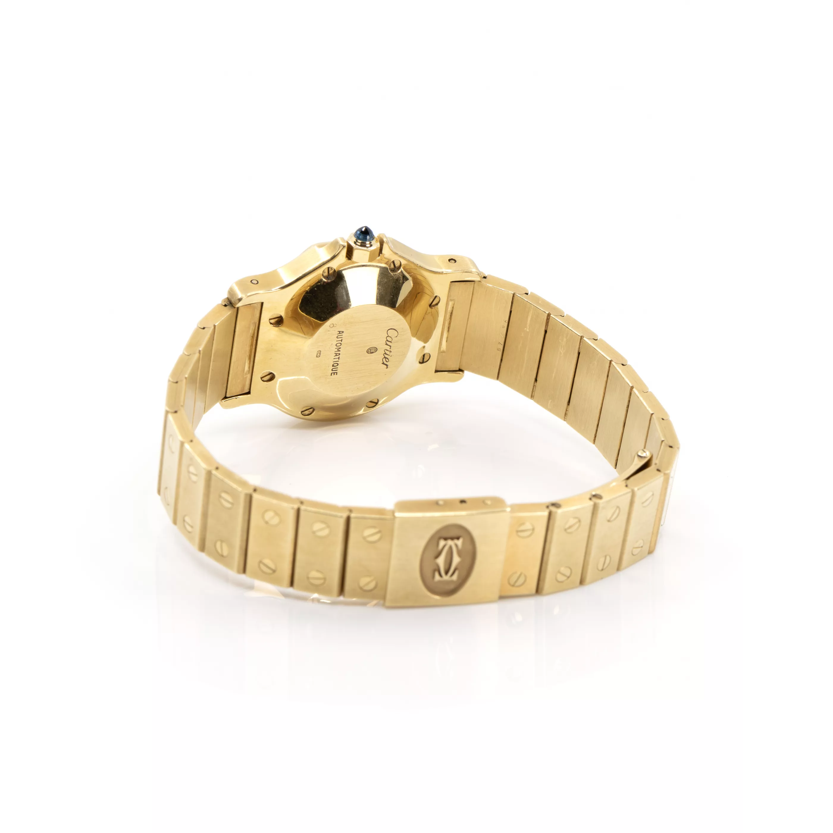 Cartier Santos Ronde 30mm Yellow gold White 4