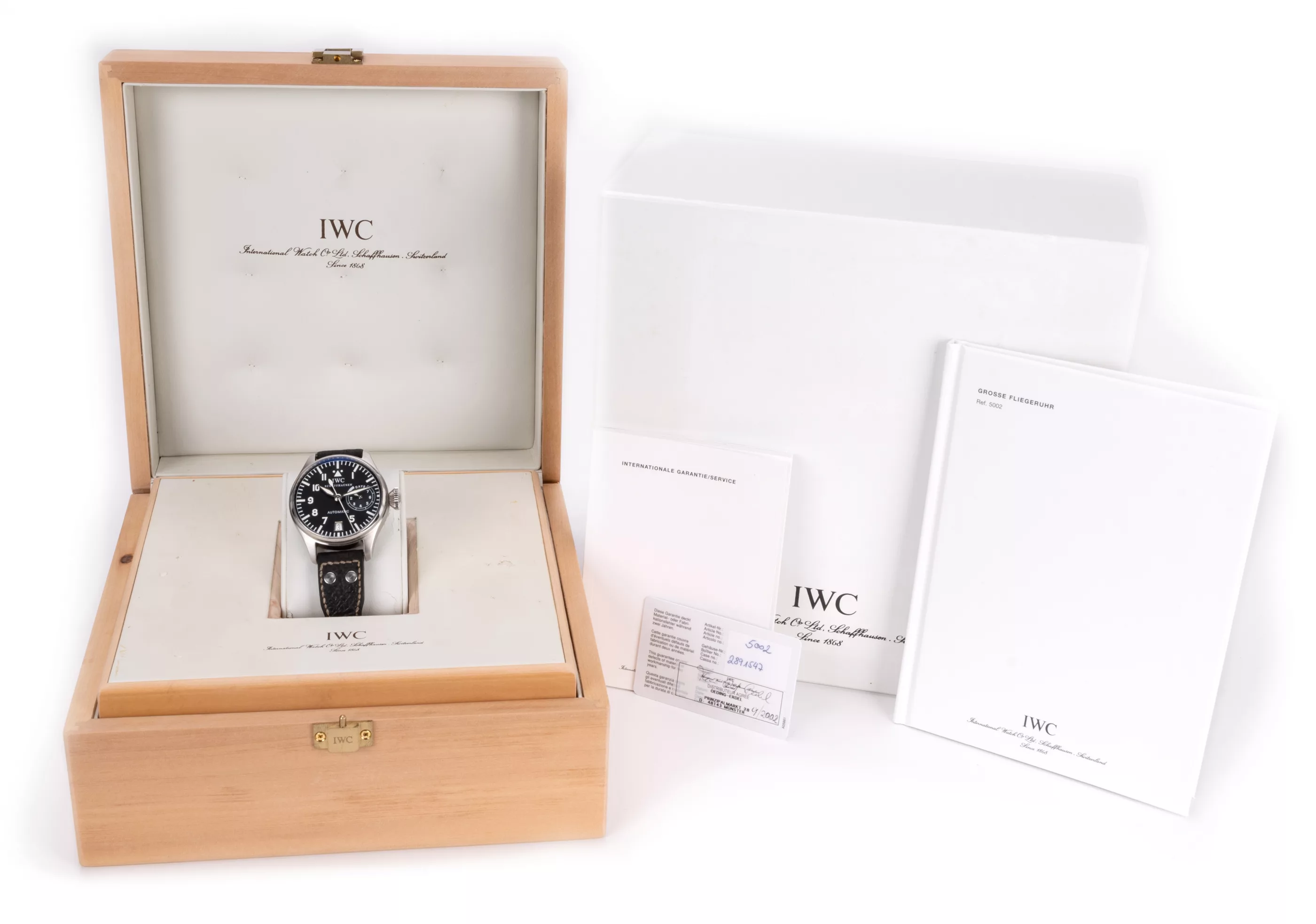 IWC IW5002 46mm Stainless steel Black 4