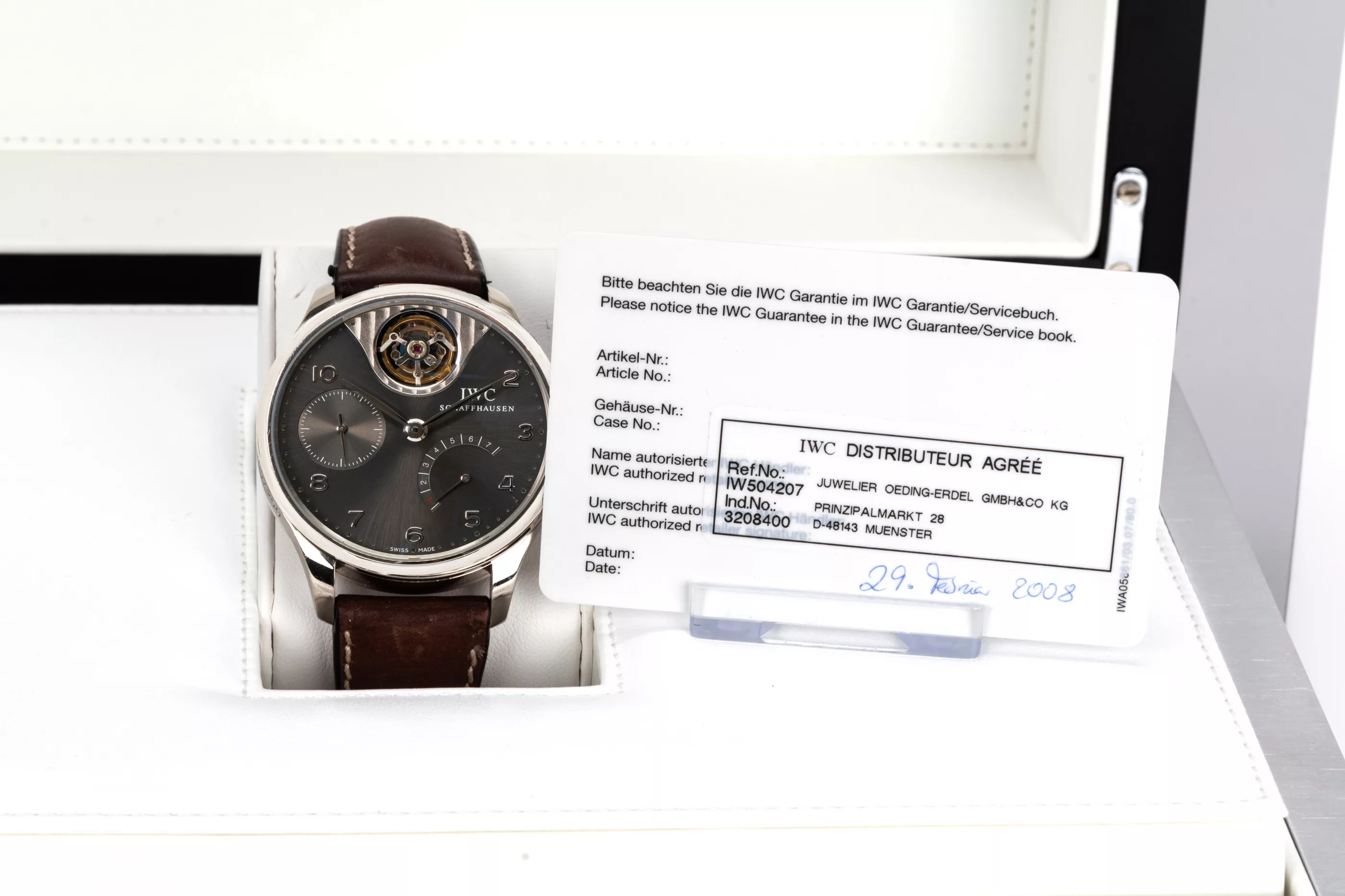 IWC Portugieser IW504207 44mm White gold Black 3