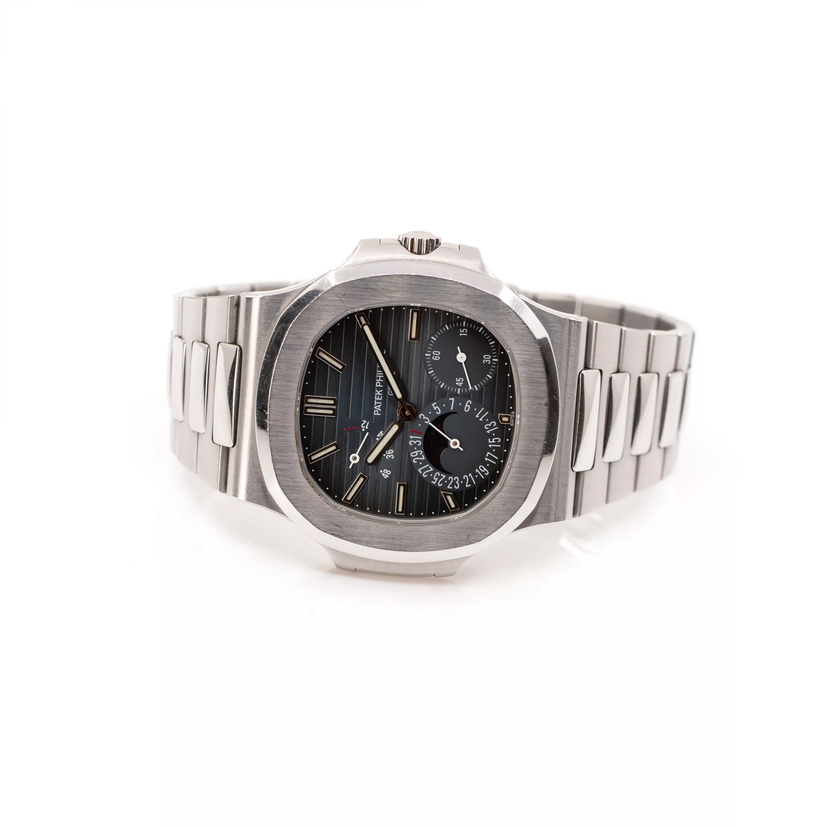 Patek Philippe Nautilus Moonphase 5712/1A-001 40mm Stainless steel Blue 5