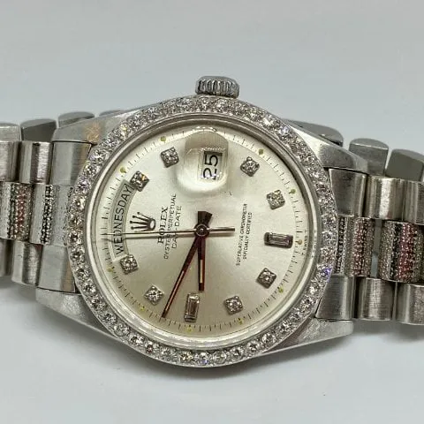 Rolex Day-Date 36 1811 36mm White gold Silver