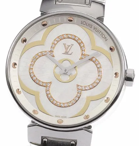 Louis Vuitton QA019 35mm Stainless steel White