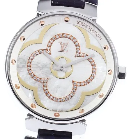 Louis Vuitton QA019 35mm Stainless steel White