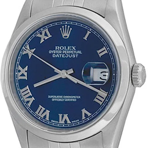 Rolex Datejust 36 16200 36mm Stainless steel Blue