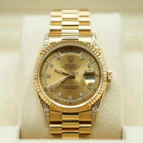 Rolex Day-Date 36 18338 36mm Yellow gold Champagne