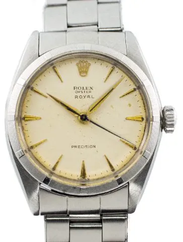 Rolex Oyster 6427 34mm Stainless steel White