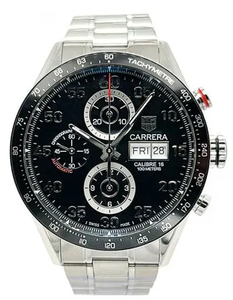 TAG Heuer Carrera CV2A10.BA0796 43mm Stainless steel Black