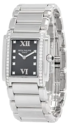 Patek Philippe Twenty~4 4910/10A-001 25mm Stainless steel Black