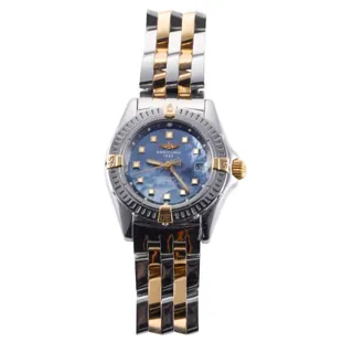 Breitling Galactic B71340 Yellow gold and Stainless steel White