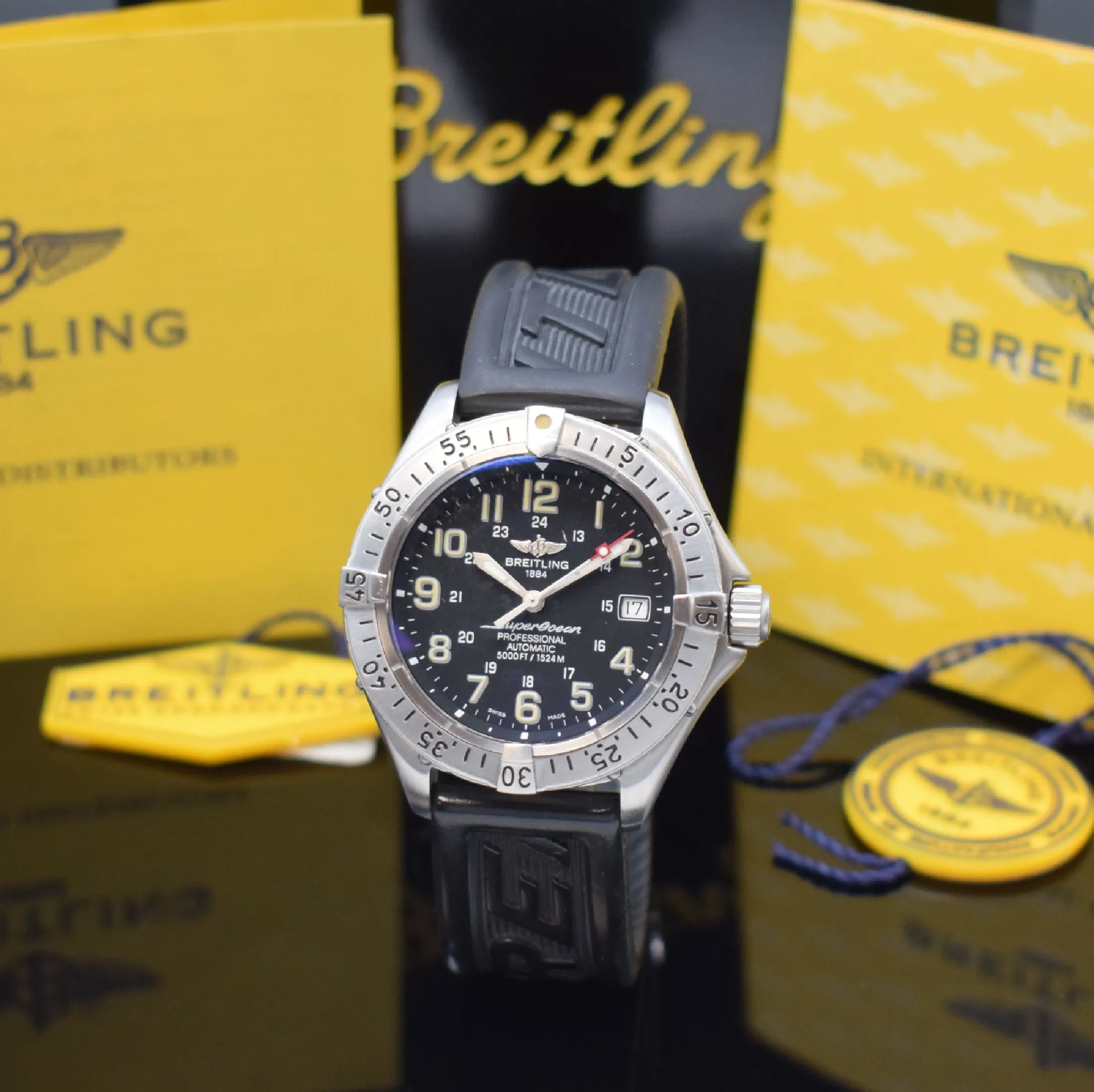 Breitling Superocean A17345 40mm Stainless steel Black