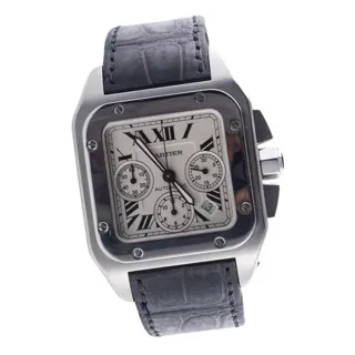 Cartier Santos 2740 Stainless steel Silver