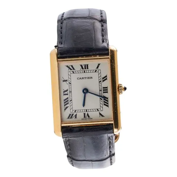 Cartier Tank Louis Cartier 1140 22mm Yellow gold White