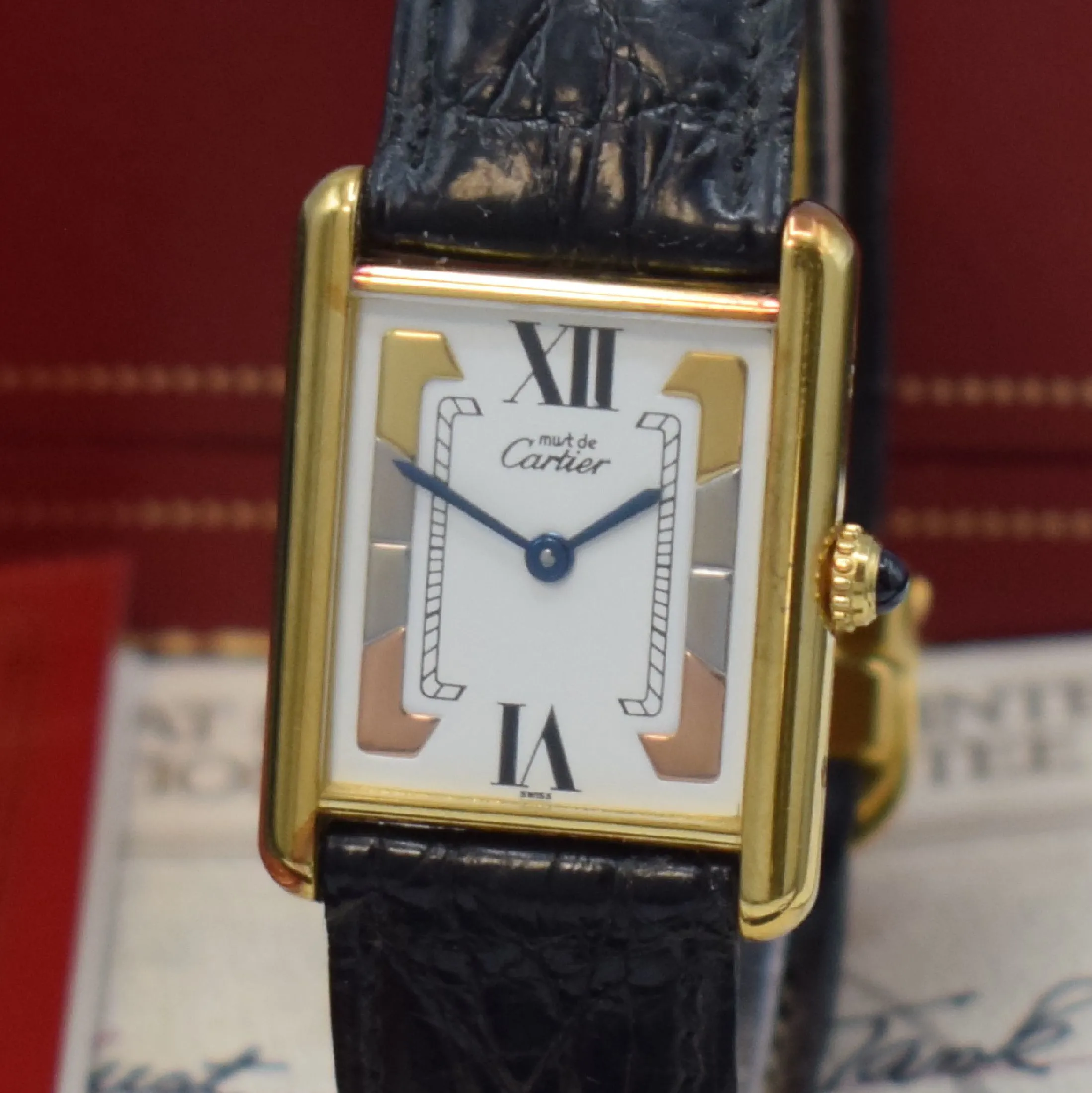 Cartier Tank 590005 30mm Gold-plated sterling silver Silver 1