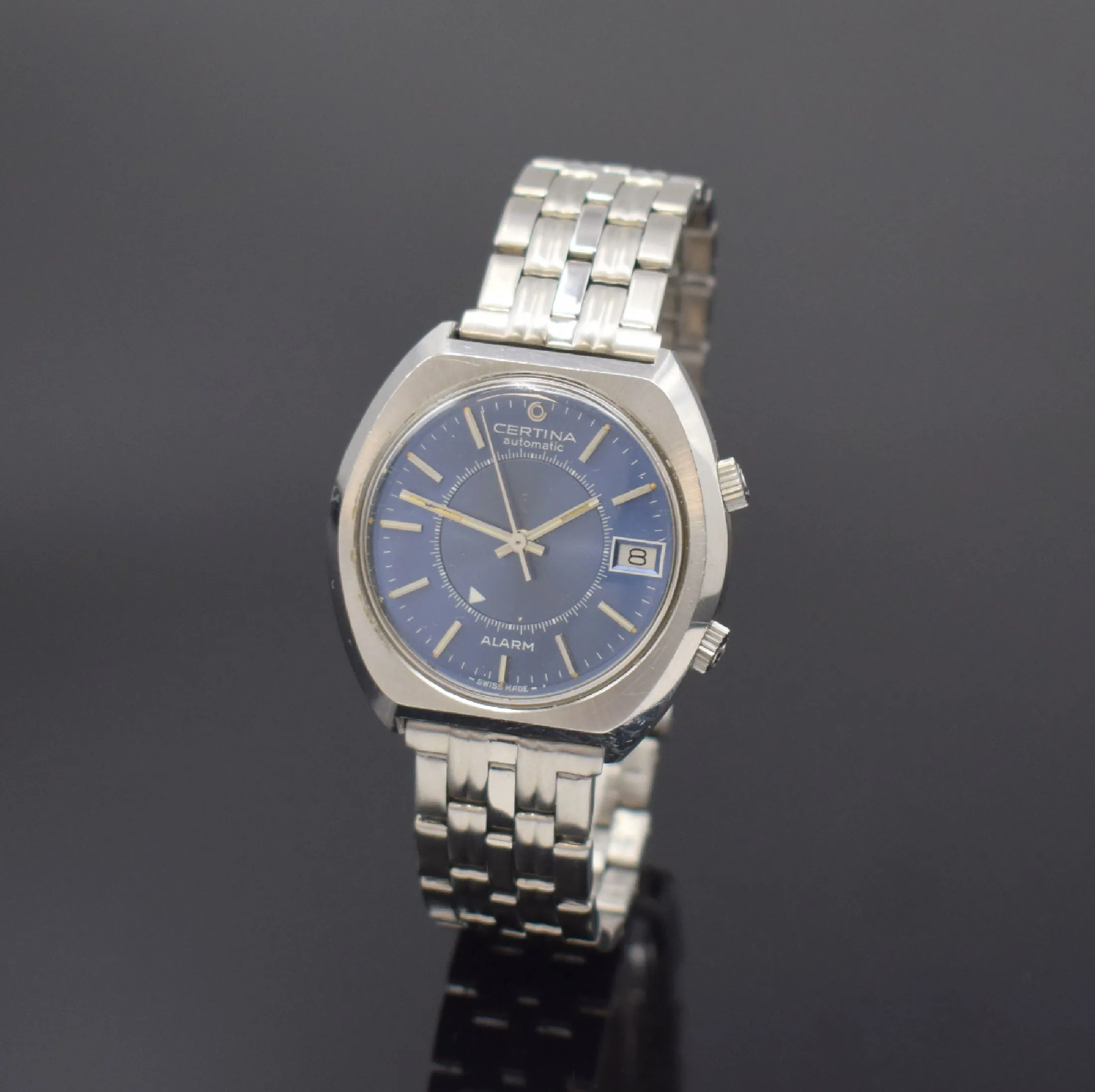 Certina 40mm Stainless steel Blue