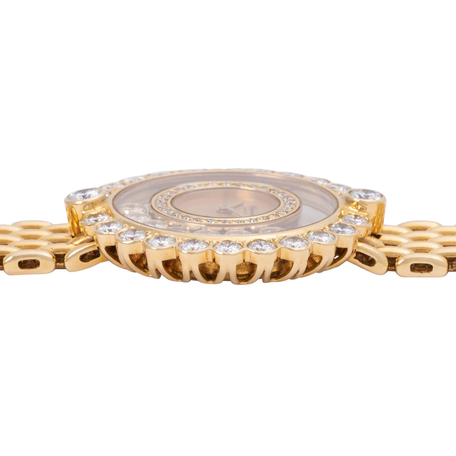 Chopard Happy Diamonds 4097 26.5mm Yellow gold and diamond-set Golden 2