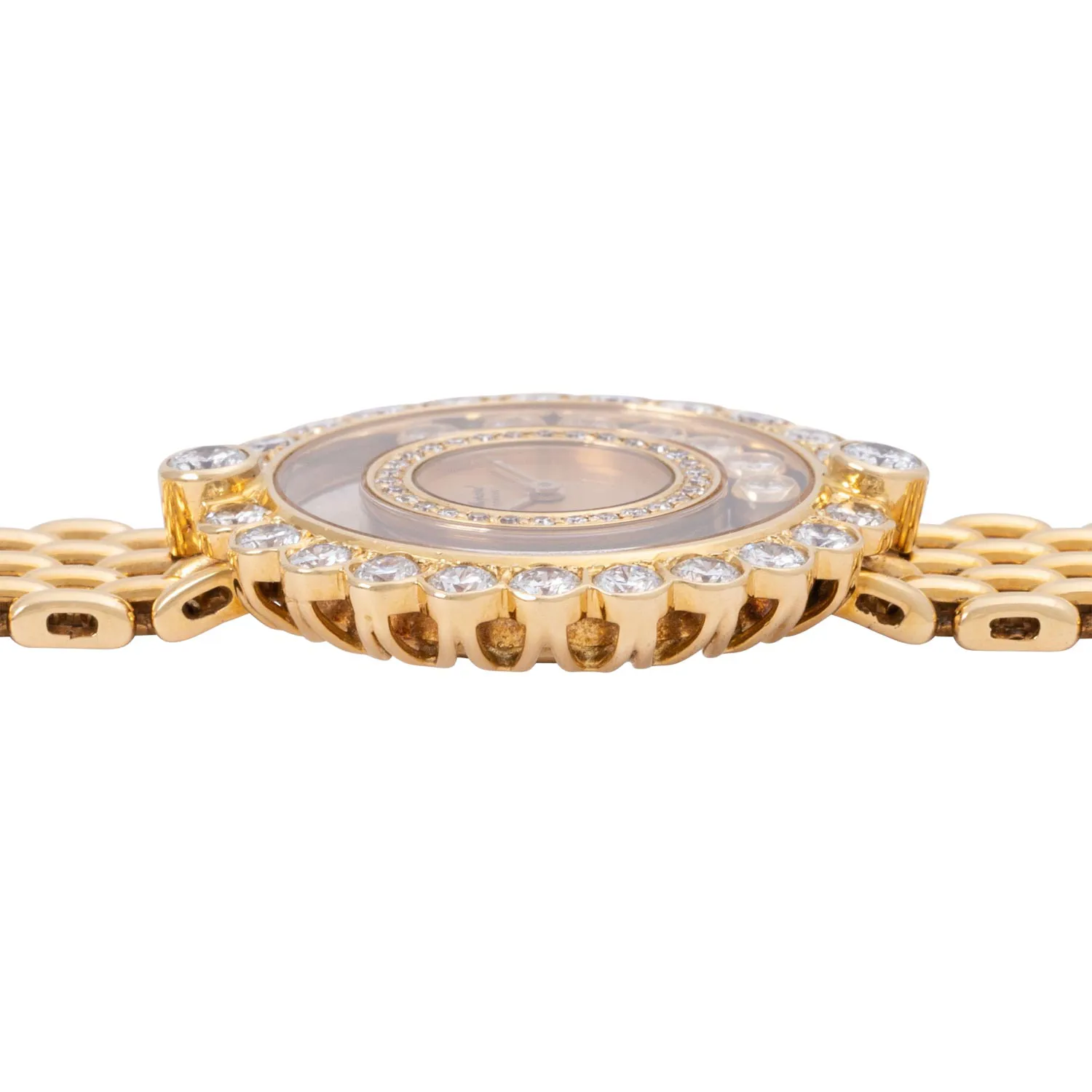 Chopard Happy Diamonds 4097 26.5mm Yellow gold and diamond-set Golden 3