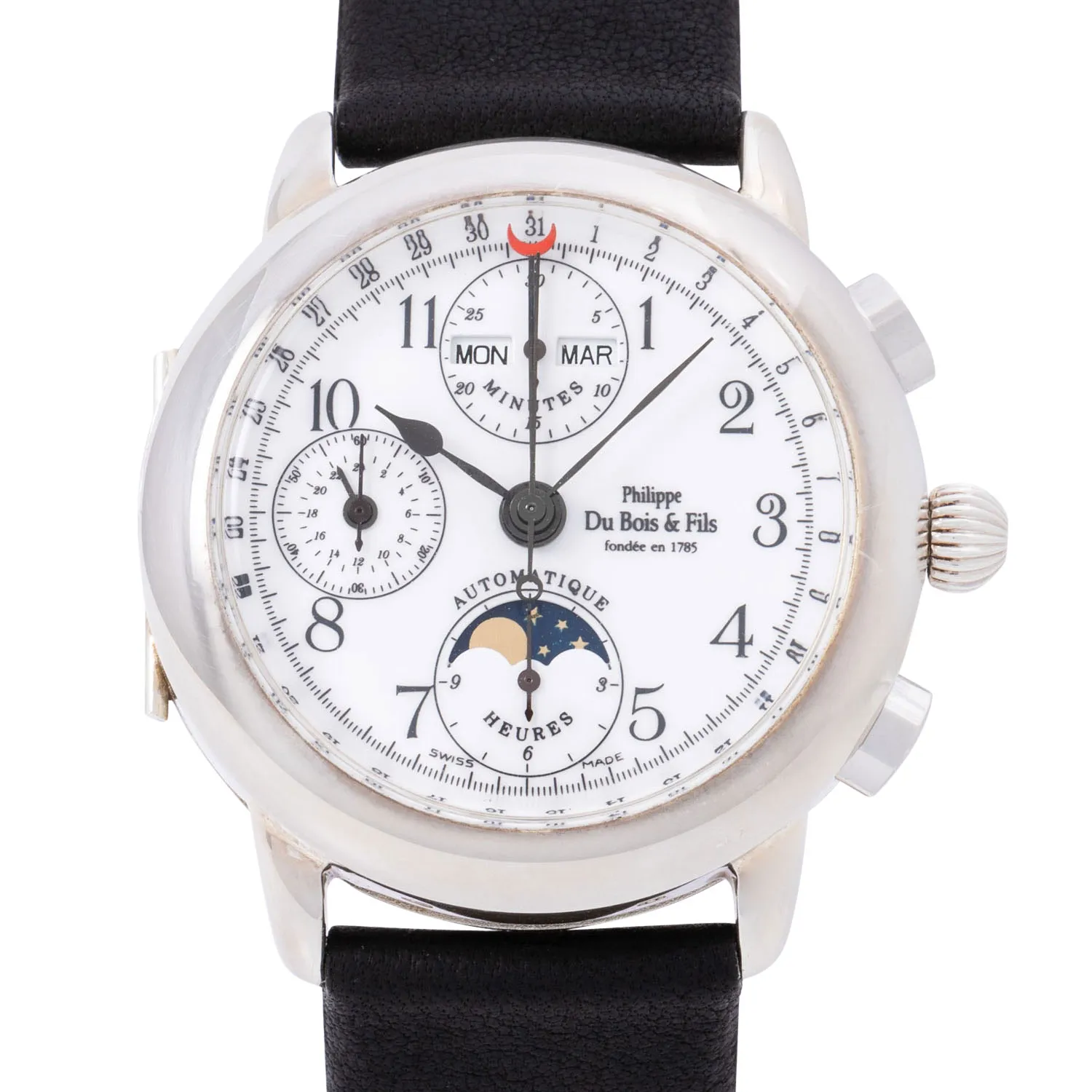 DuBois et fils 38mm Silver White