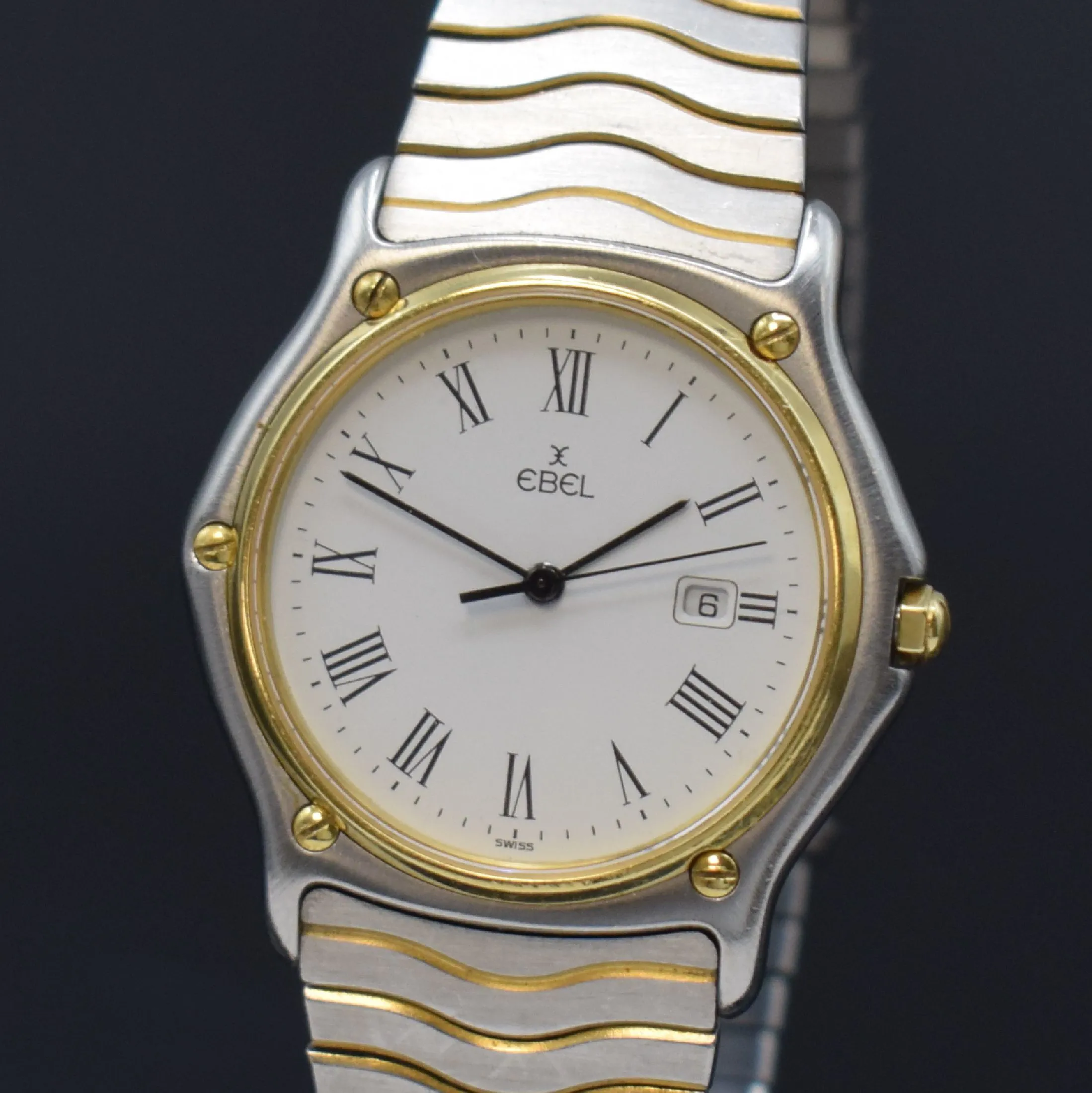 Ebel Sport Classic 183903 34mm Yellow gold and stainless steel White 1
