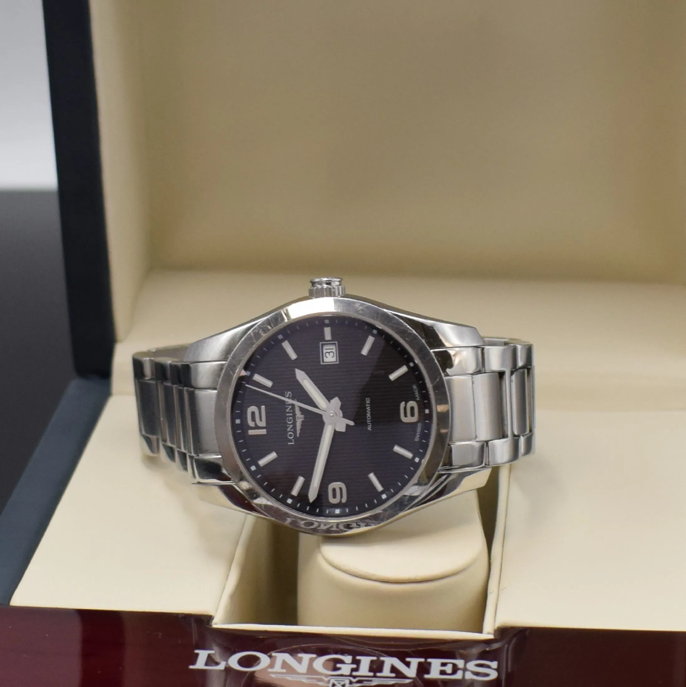 Longines Conquest Classic L2.694.8.83 40mm Stainless steel Black 5