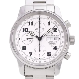 Revue Thommen Airspeed XXL 16051 Stainless steel White