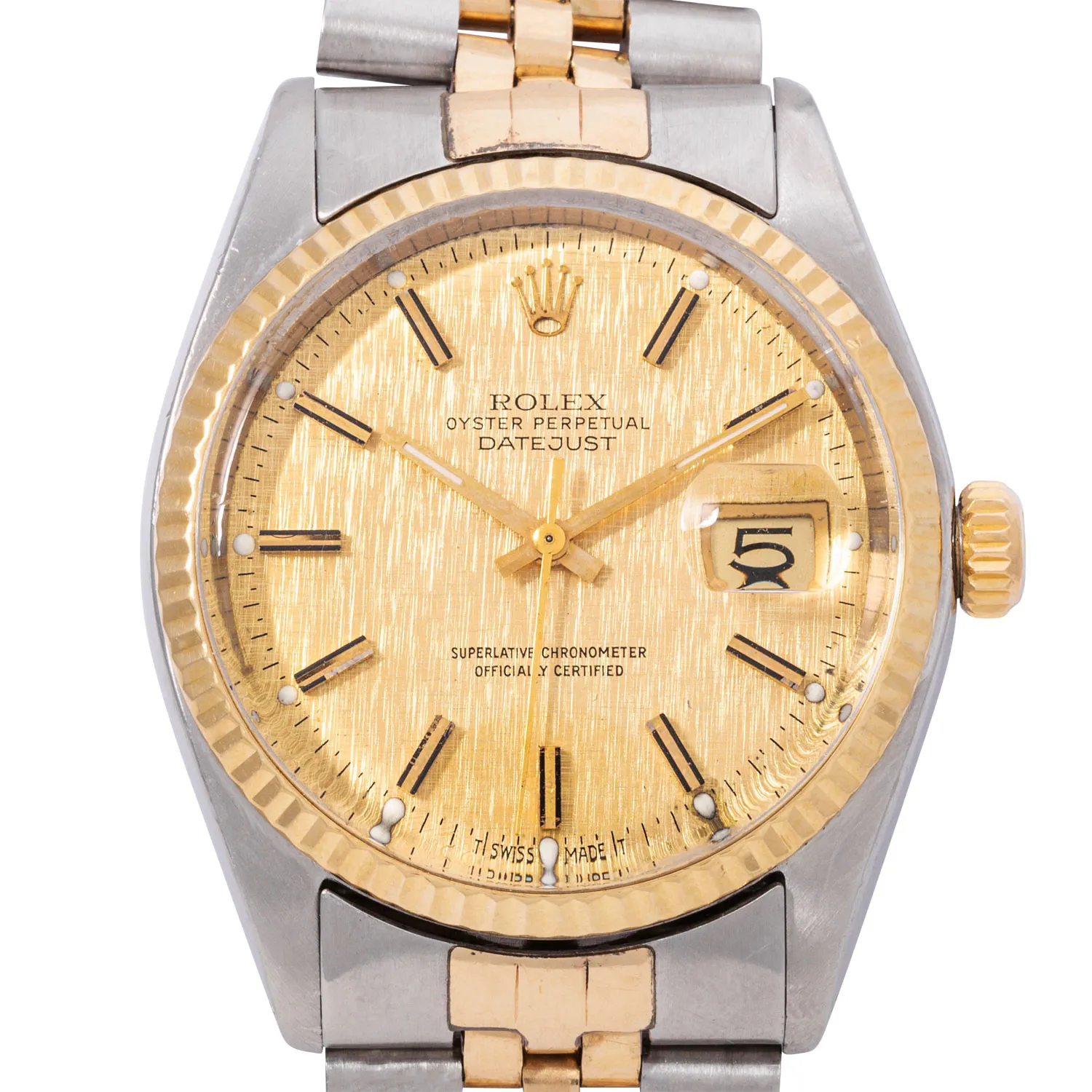 Rolex Datejust 36 16013 36mm Yellow gold and stainless steel Gold-coloured