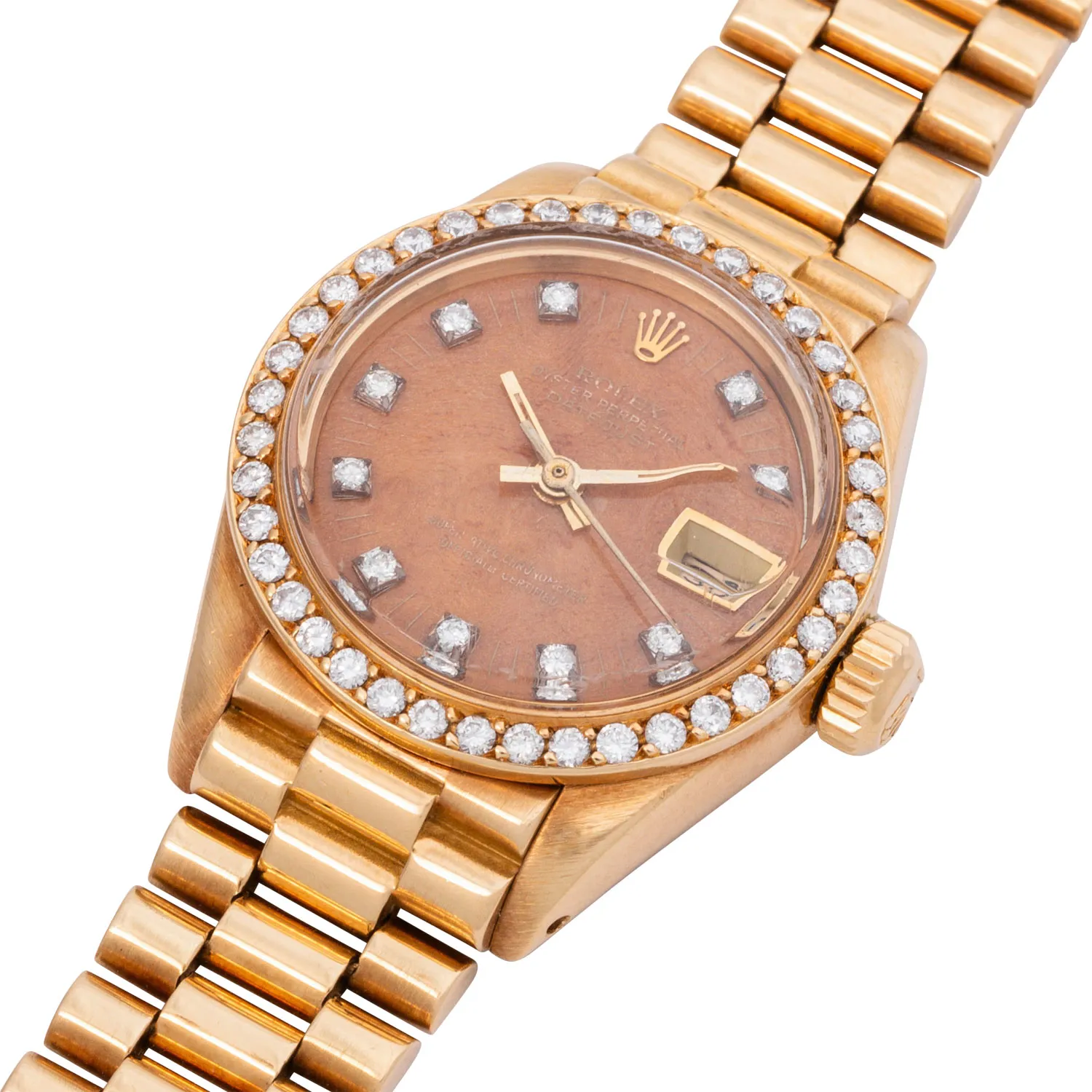 Rolex Datejust 6917 26mm Yellow gold and Diamond Brown 4