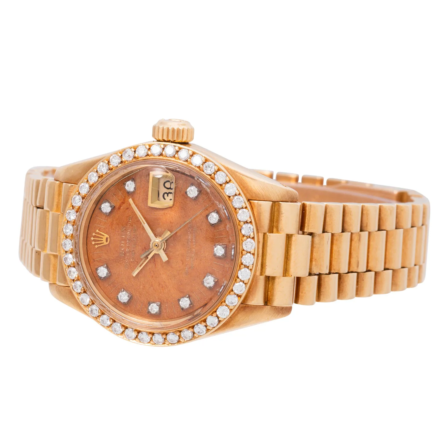 Rolex Datejust 6917 26mm Yellow gold and Diamond Brown 5