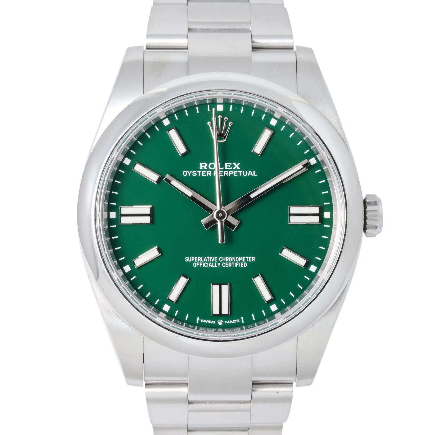 Rolex Oyster Perpetual 124300-0005 41mm Oystersteel Green