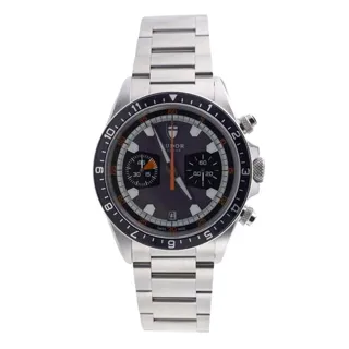 Tudor Heritage Chrono 70330N Stainless steel Black