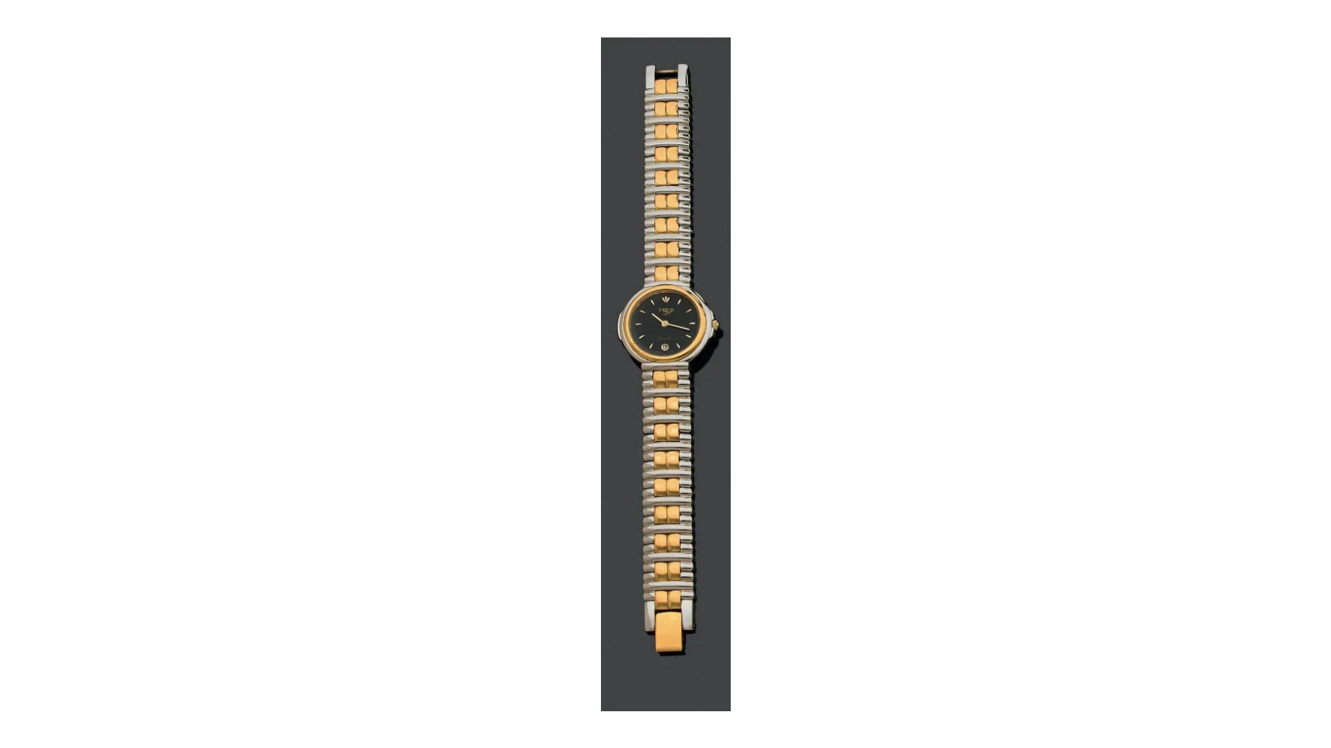 Fred Watches Stainless steel and Gilt-metal Black