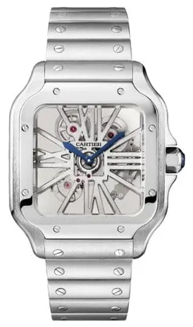 Cartier Santos WHSA0015 40mm Stainless steel Transparent