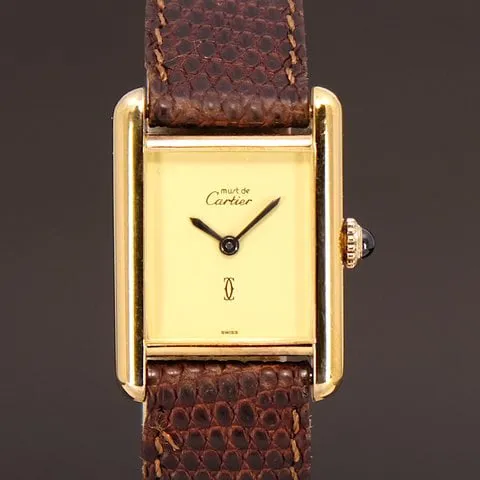 Cartier Tank 5057001 20mm Silver Gold