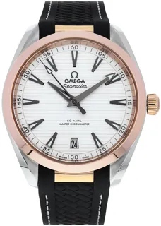 Omega Aqua Terra 220.22.41.21.02.001 Rose gold and Stainless steel Silver