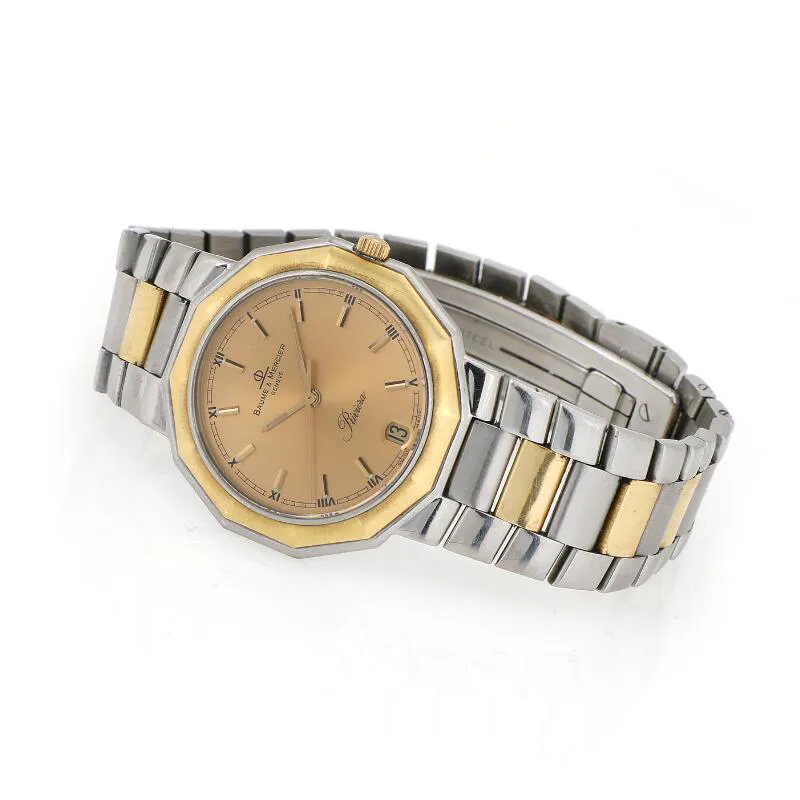 Baume & Mercier Riviera 5131.3 34mm Stainless steel and Gold-plated Gold 1