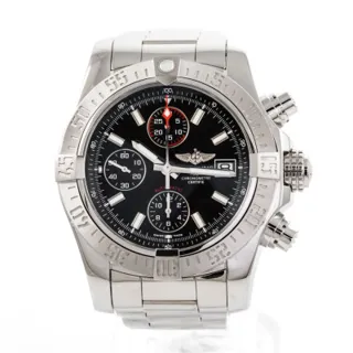 Breitling Avenger A13381 Stainless steel Black