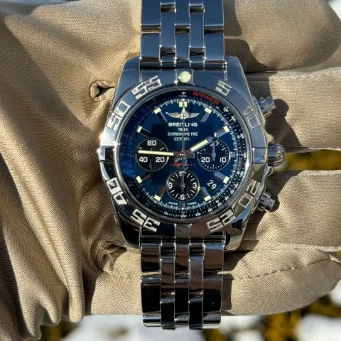 Breitling Chronomat AB011012.C789.375A 44mm Steel Blue