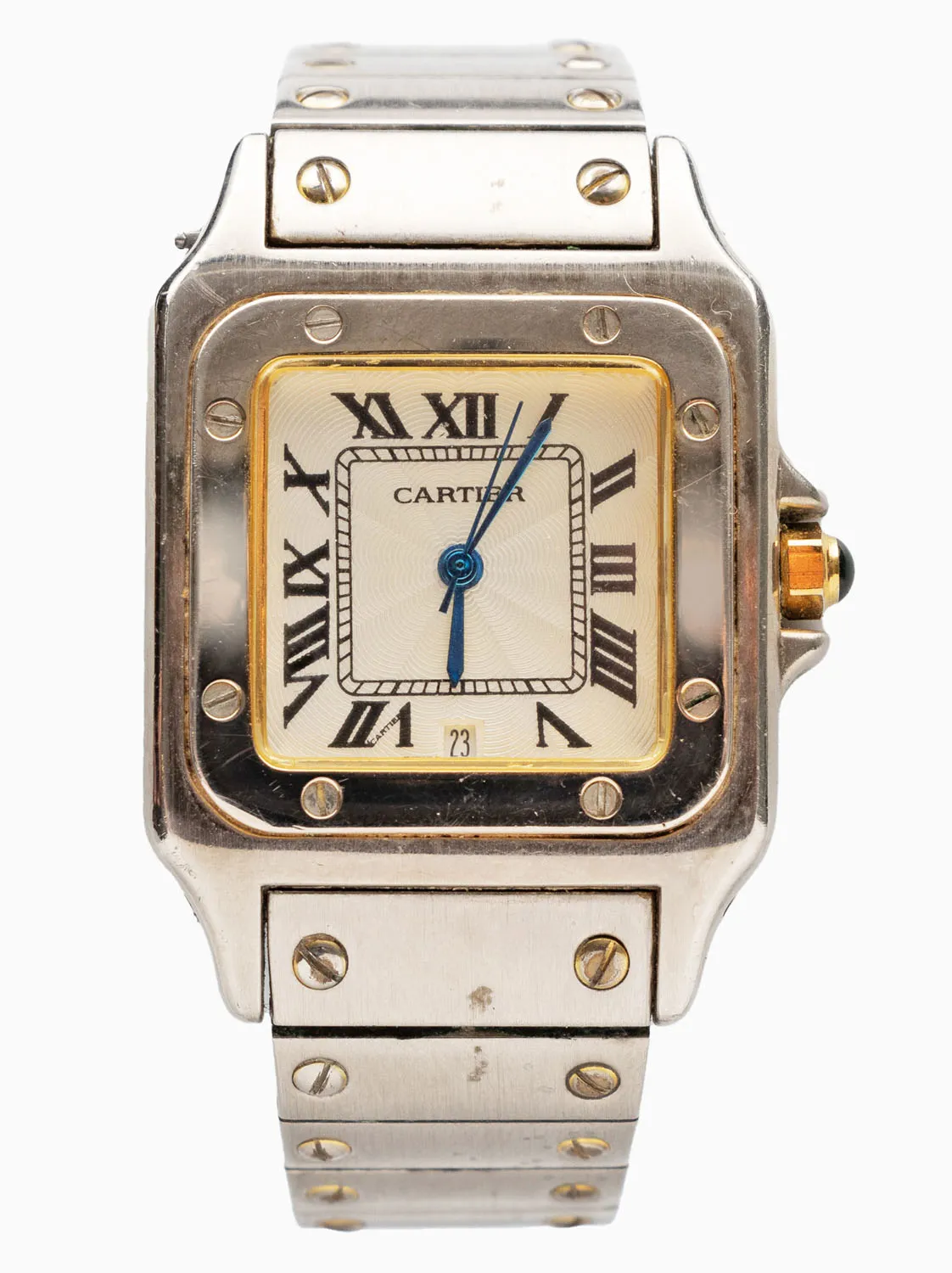 Cartier Must de Cartier 33mm Yellow gold and stainless steel Silver