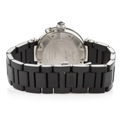 Cartier Pasha W31077U2 40.5mm Stainless steel Black 1