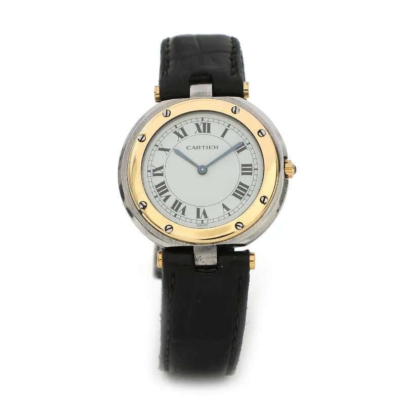 Cartier Santos Ronde 8191 31mm Yellow gold and Stainless steel White