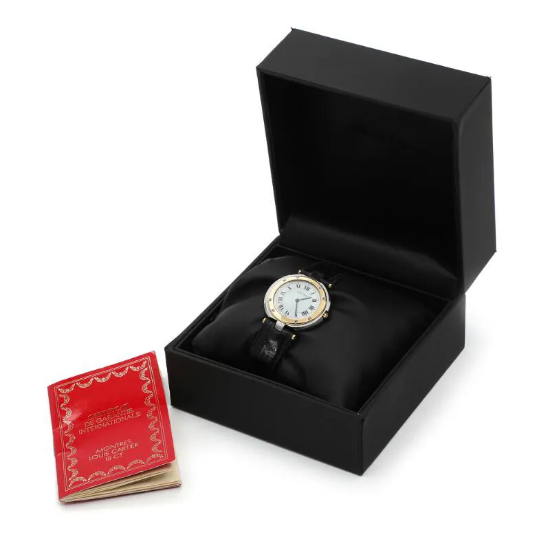 Cartier Santos Ronde 8191 31mm Yellow gold and Stainless steel White 4