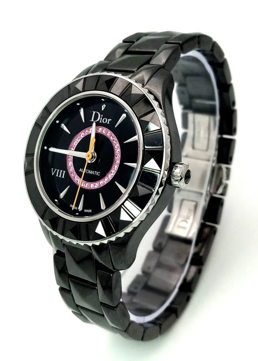 Dior VIII 08645 34mm Ceramic Black 1