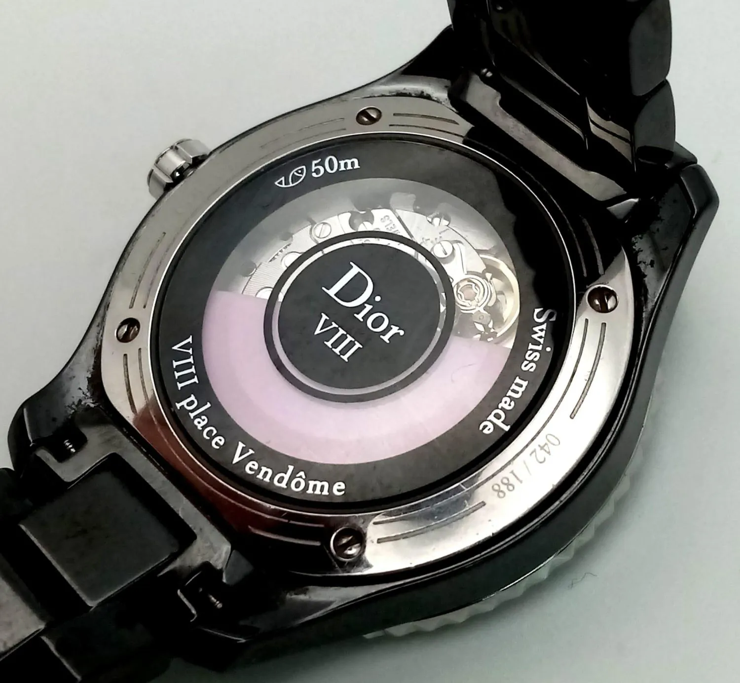 Dior VIII 08645 34mm Ceramic Black 7