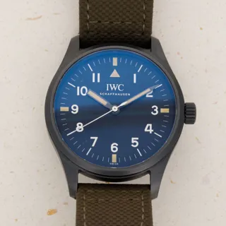 IWC Pilot Mark IW324801 Ceramic and Titanium Black