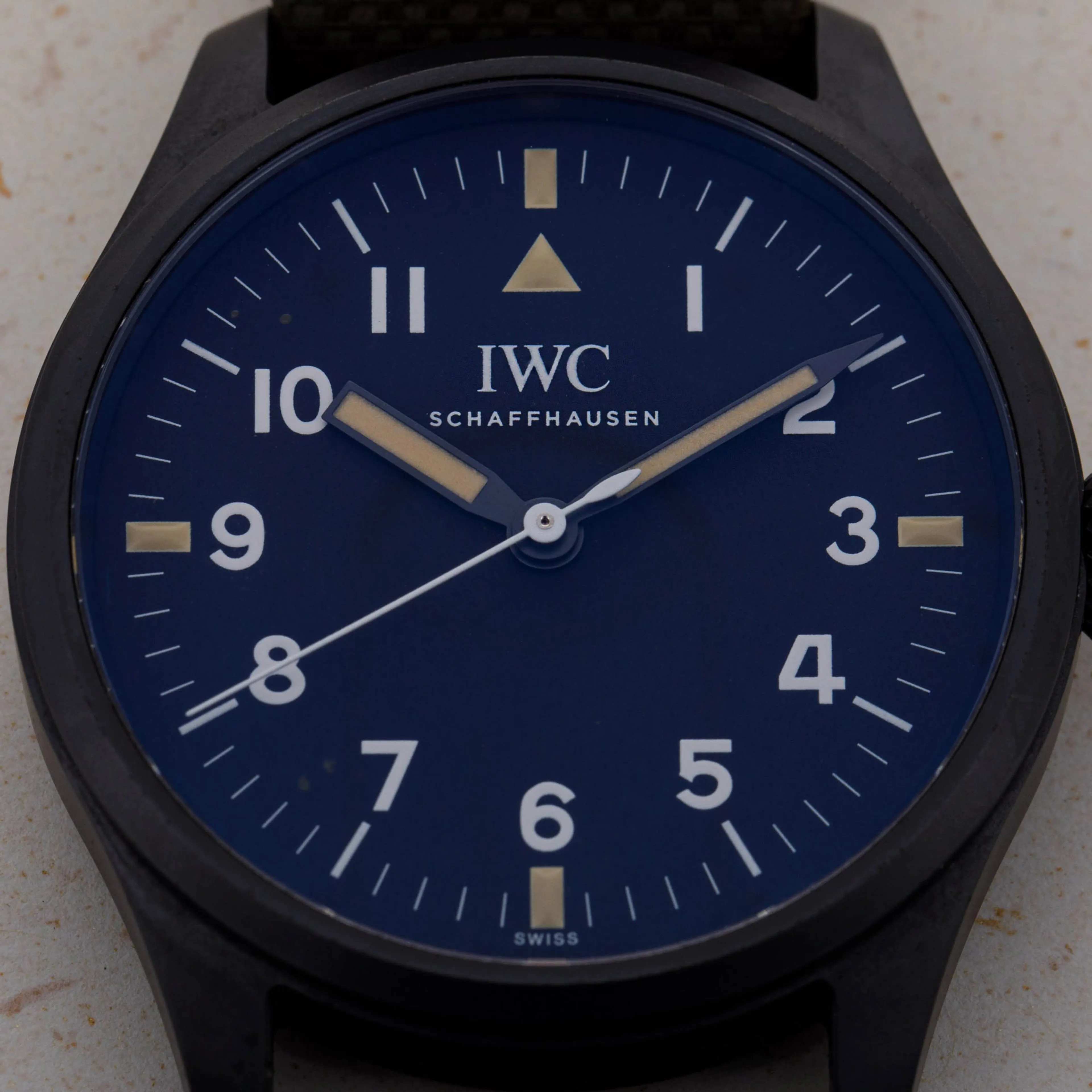 IWC Pilot Mark IW324801 39mm Titanium and ceramic Black 4