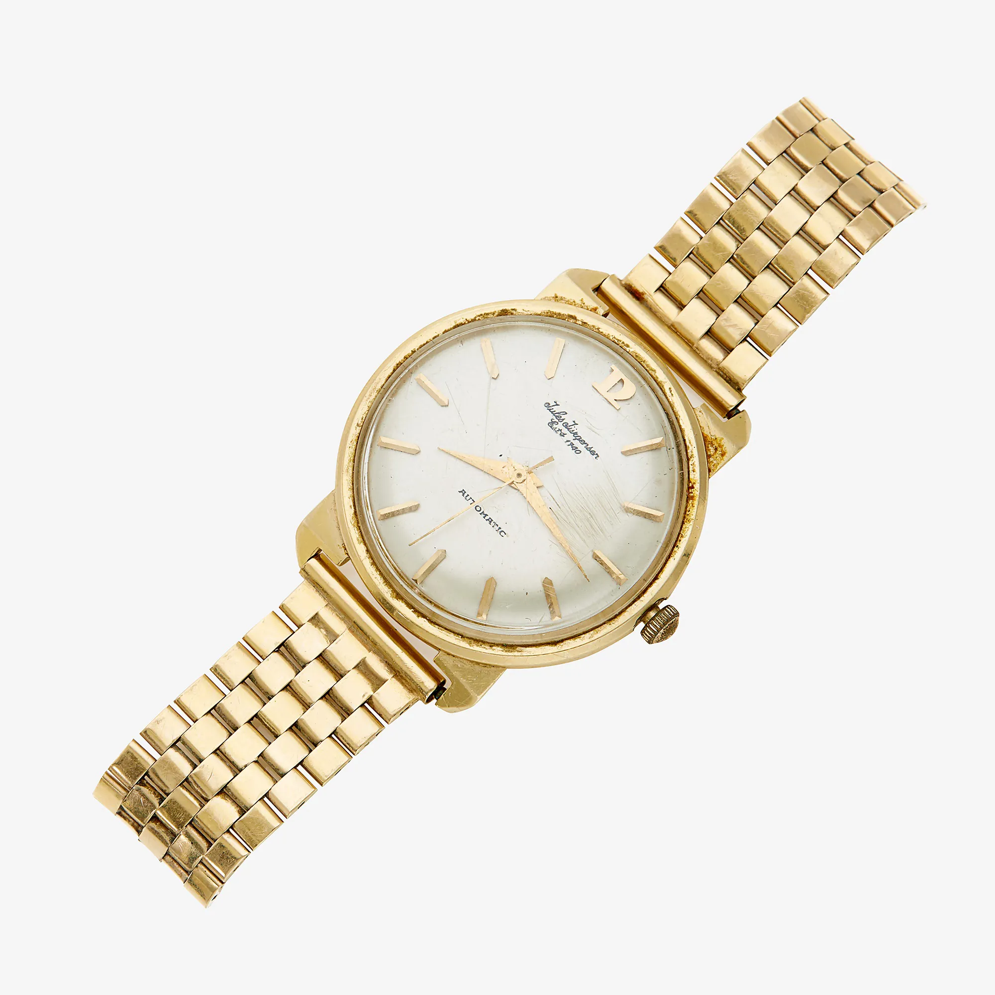 Jules Jürgensen 34mm Yellow gold Silver