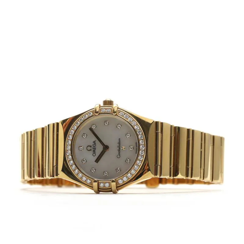 Omega Constellation 25mm Yellow gold and Diamond Mother-of-pearl 2